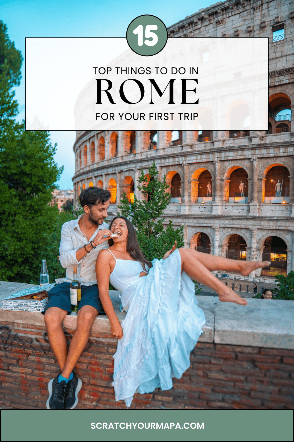 Best things to do in Rome Italy pin