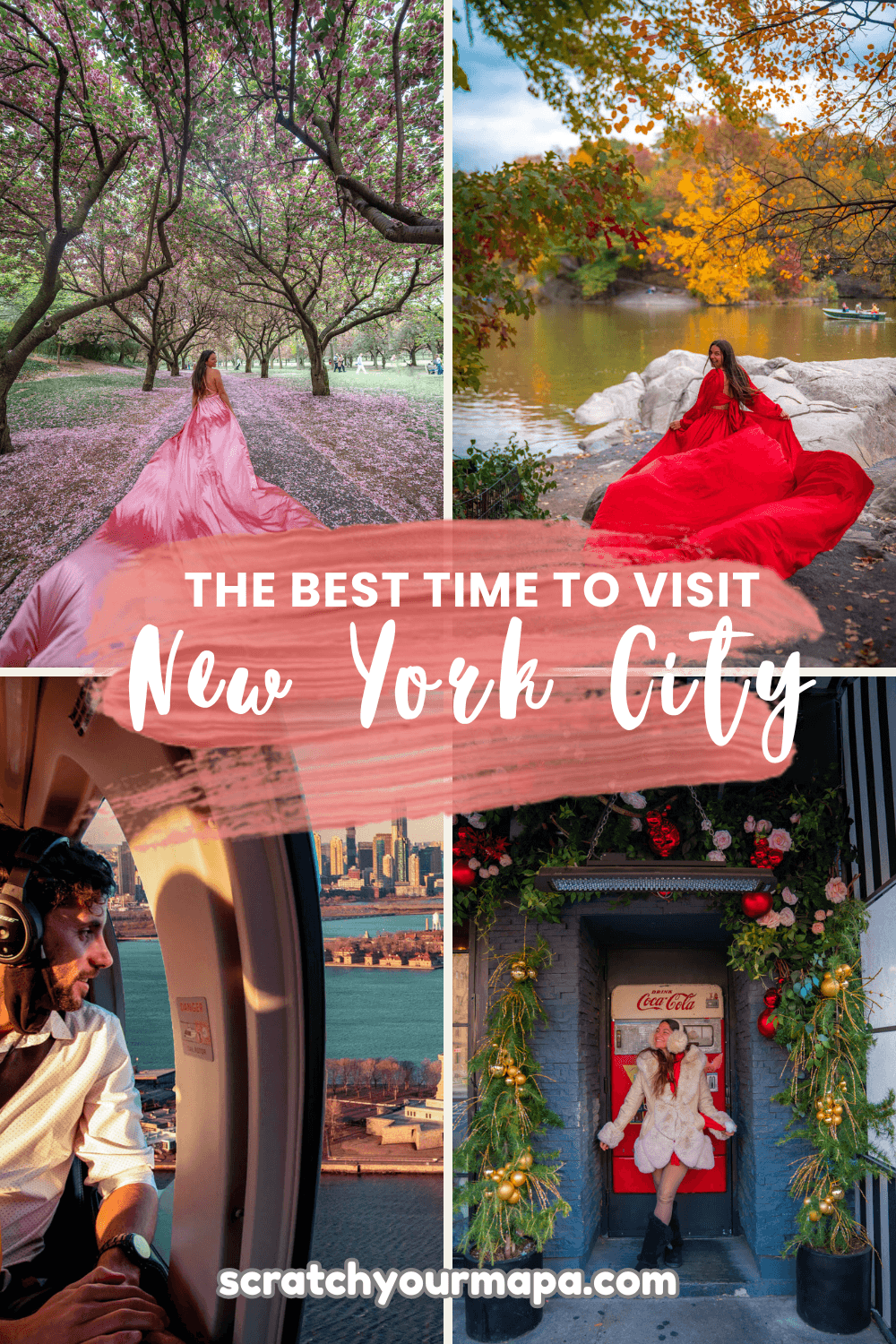 Best time to visit NYC pin