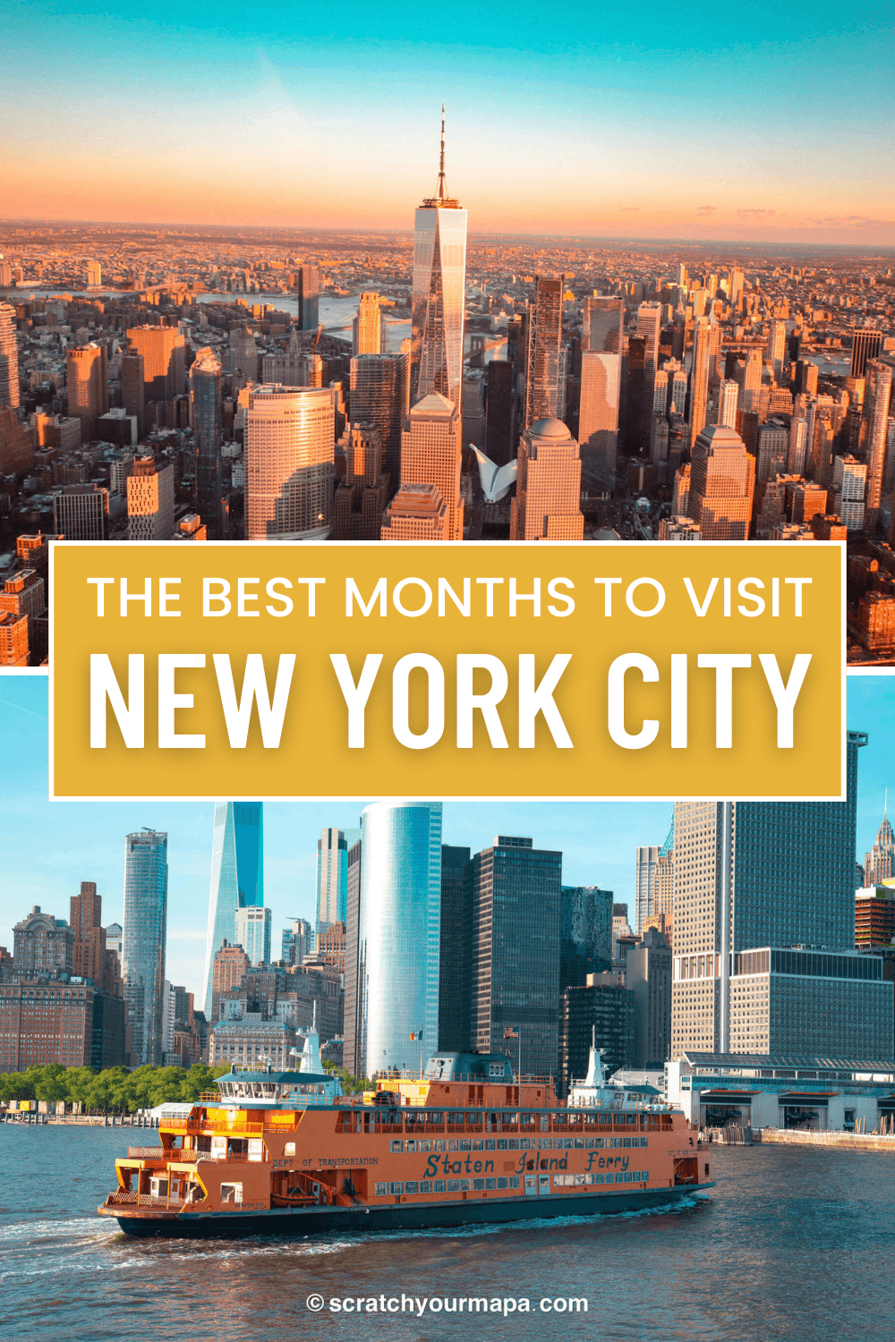 Best time to visit NYC pin