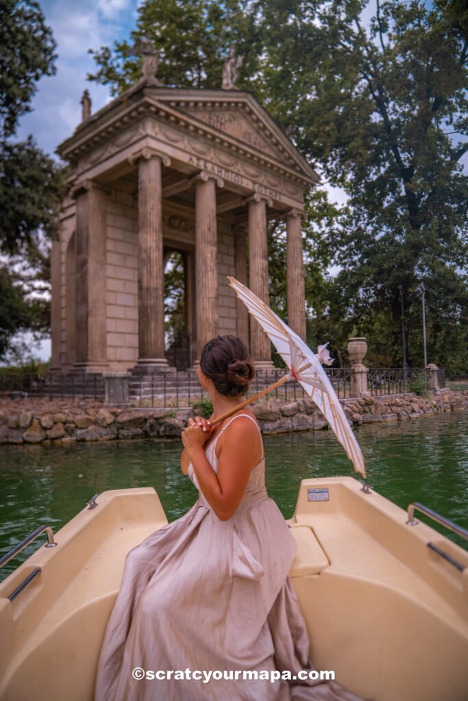 Borghese Gardens in Rome