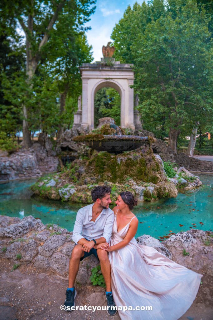 Borghese Gardens in Rome