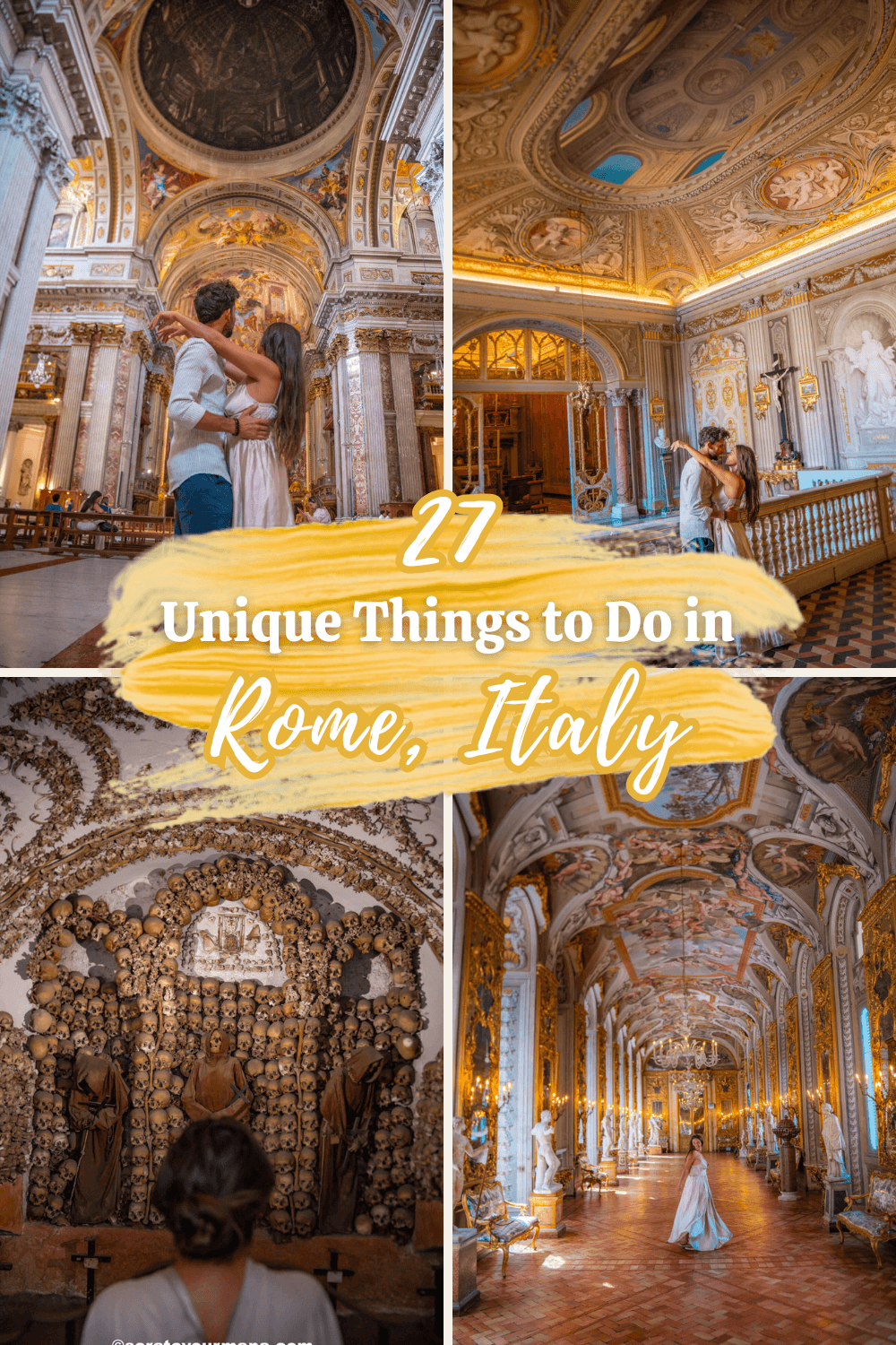 Unique things to do in Rome pin