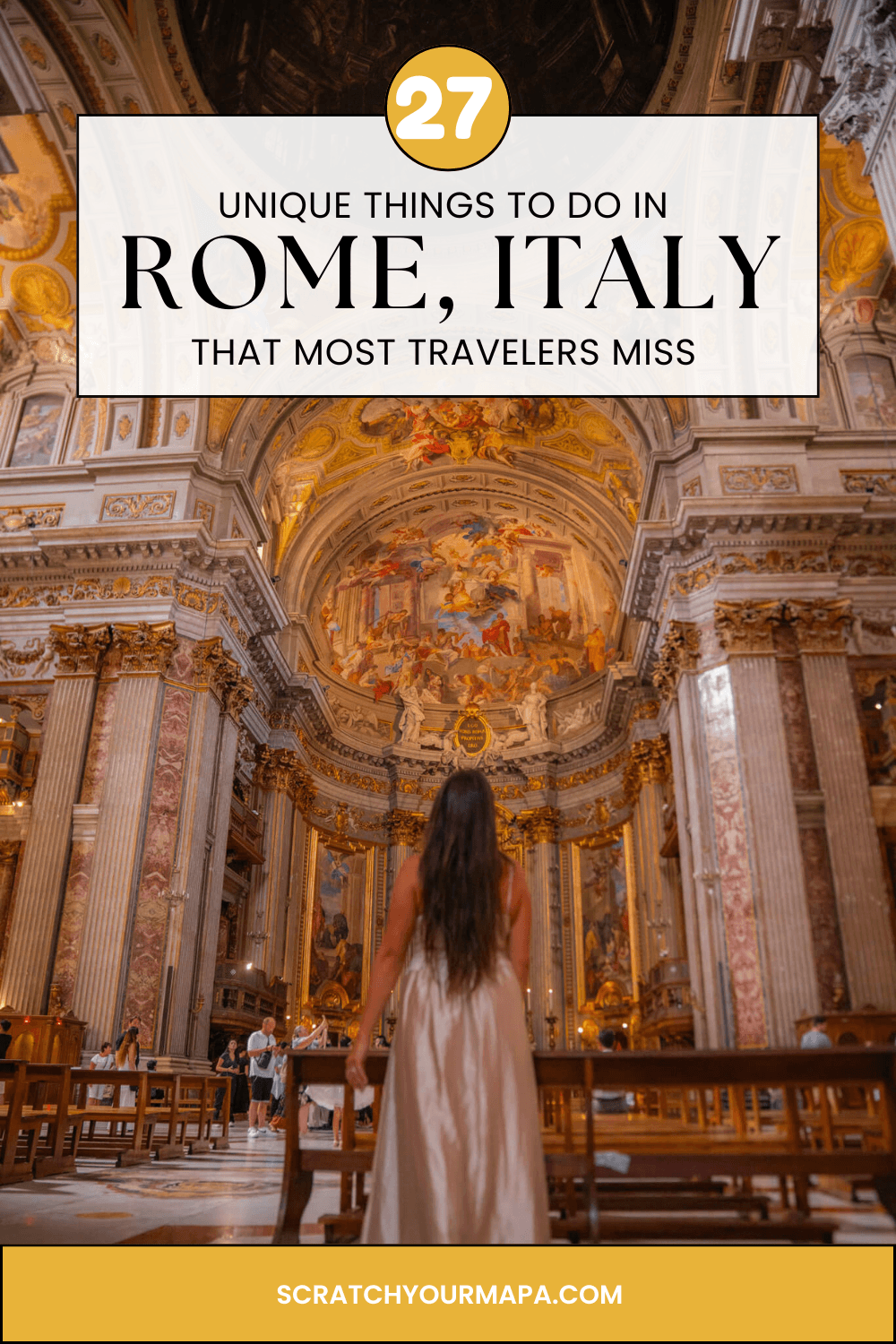 Unique things to do in Rome pin
