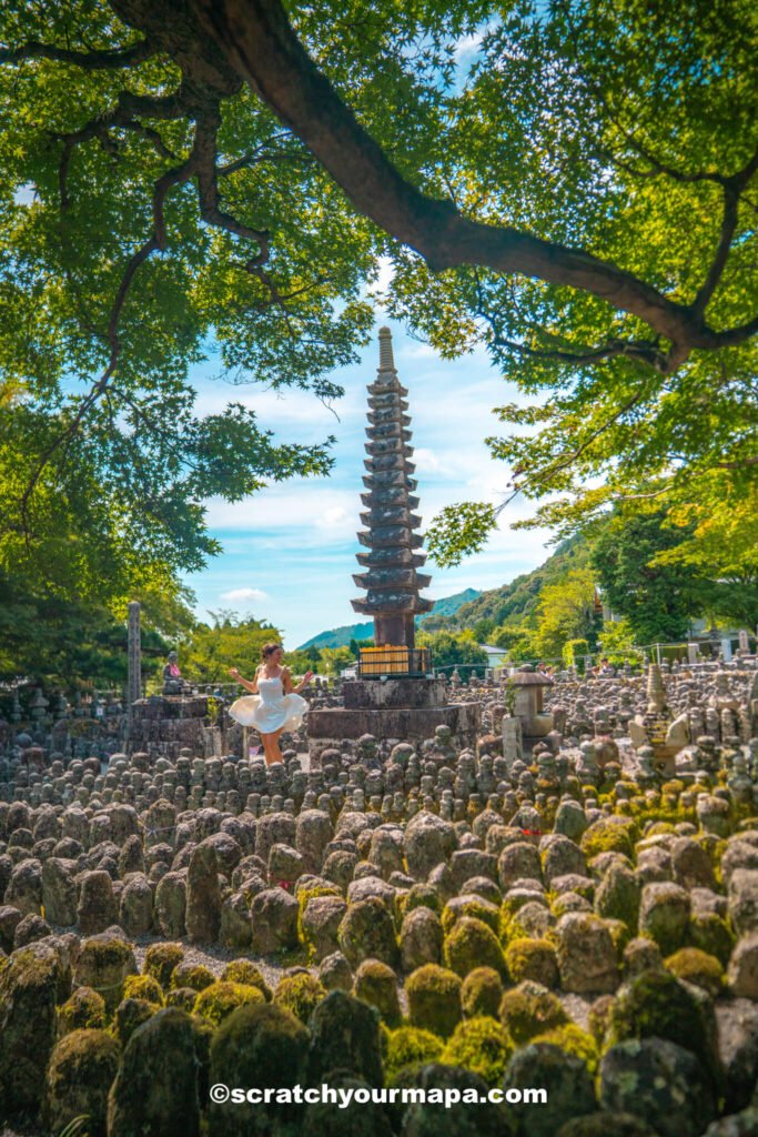 Arashiyama - temple nearby the bamboo forest