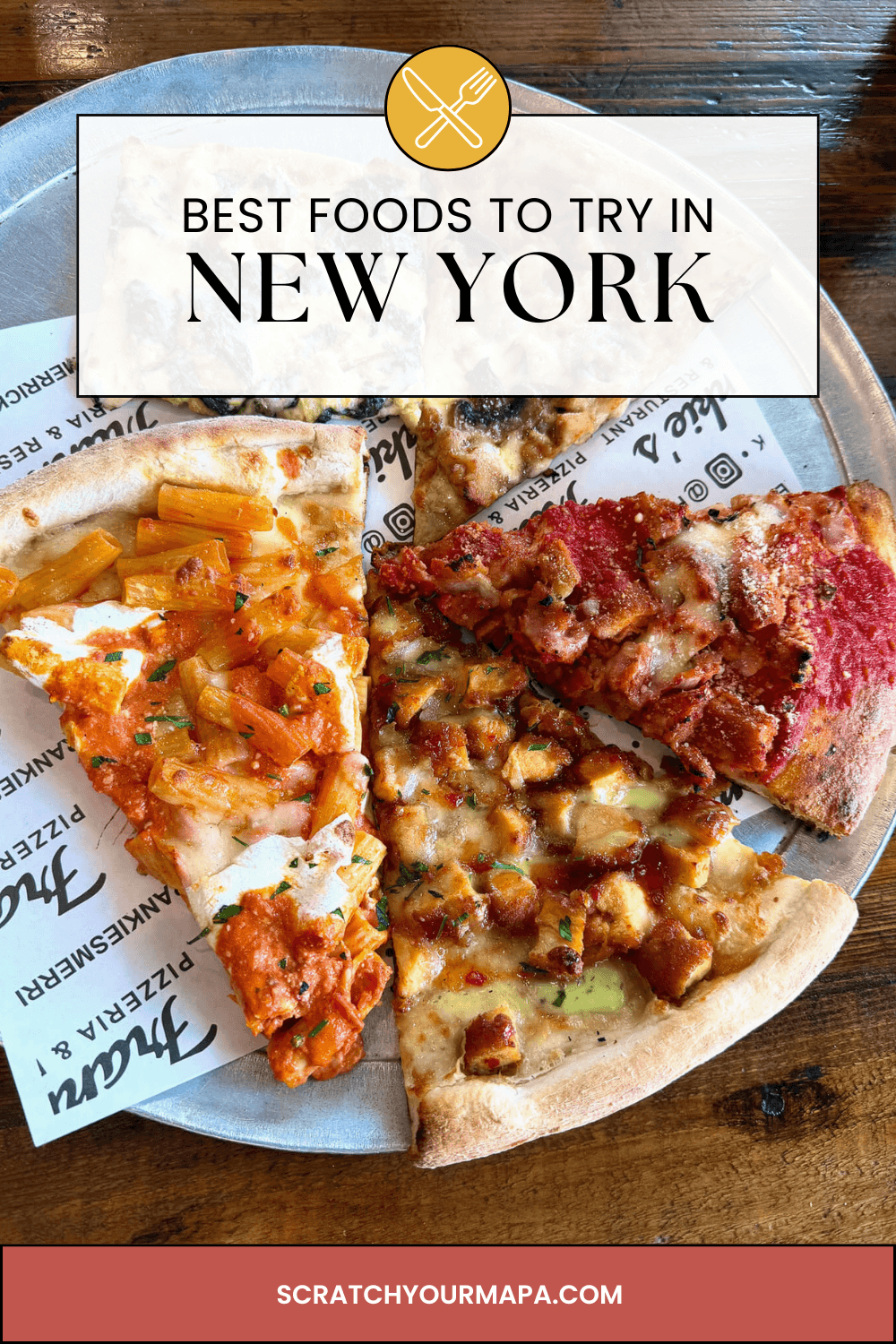 Best foods in New York pin