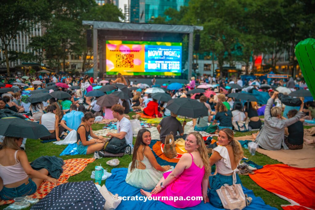 Bryant Park movie night