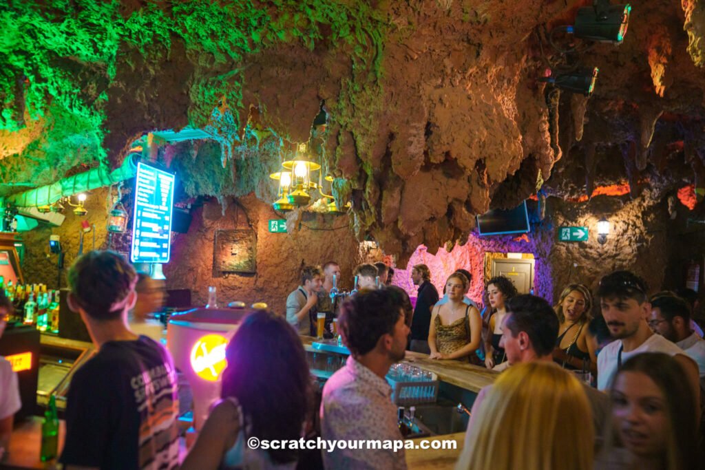 Chapandaz cave bar in Madrid