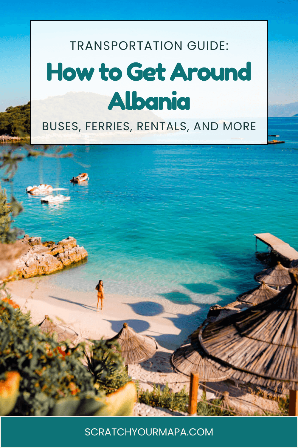Getting around Albania pin
