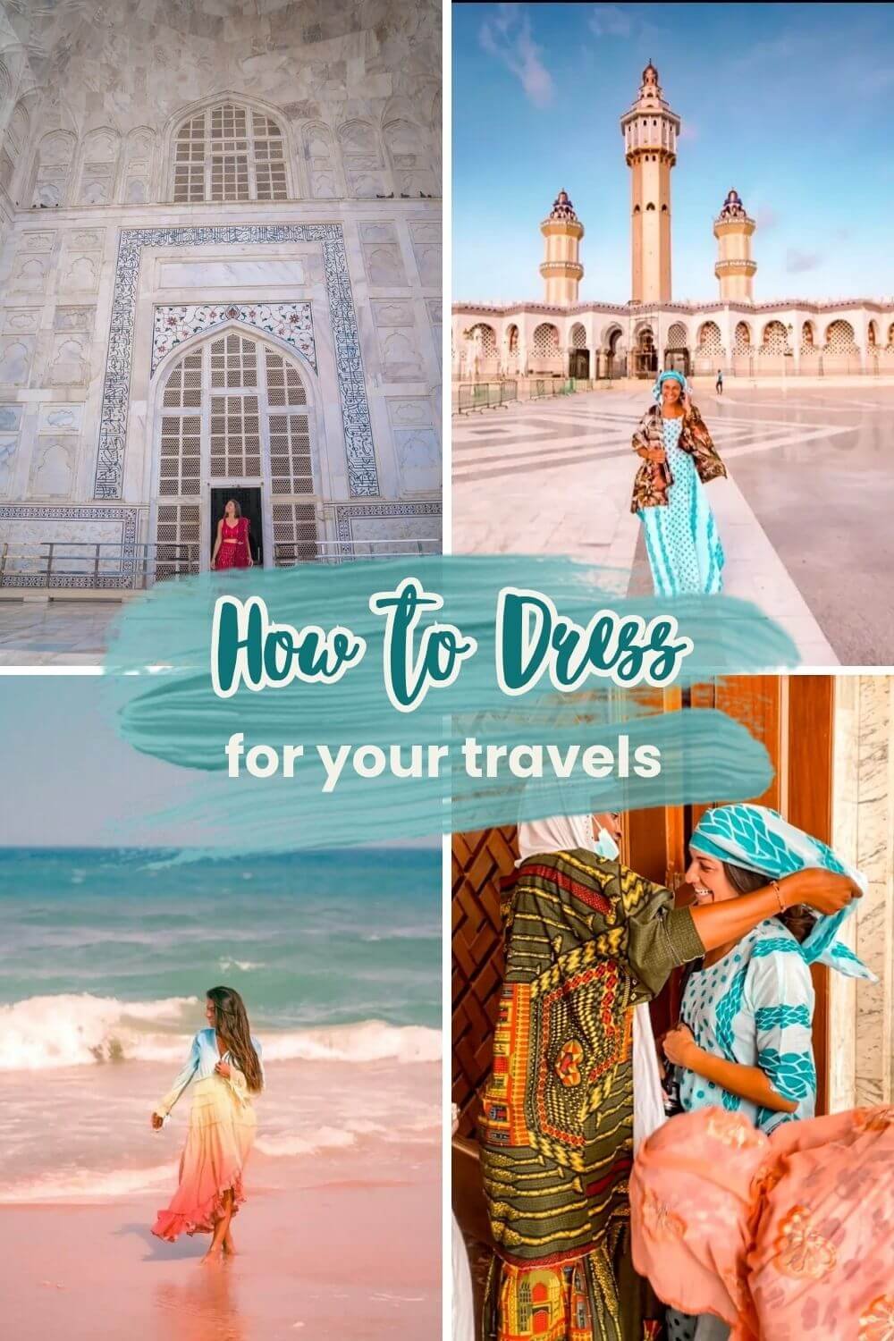 How to dress for your travels pin