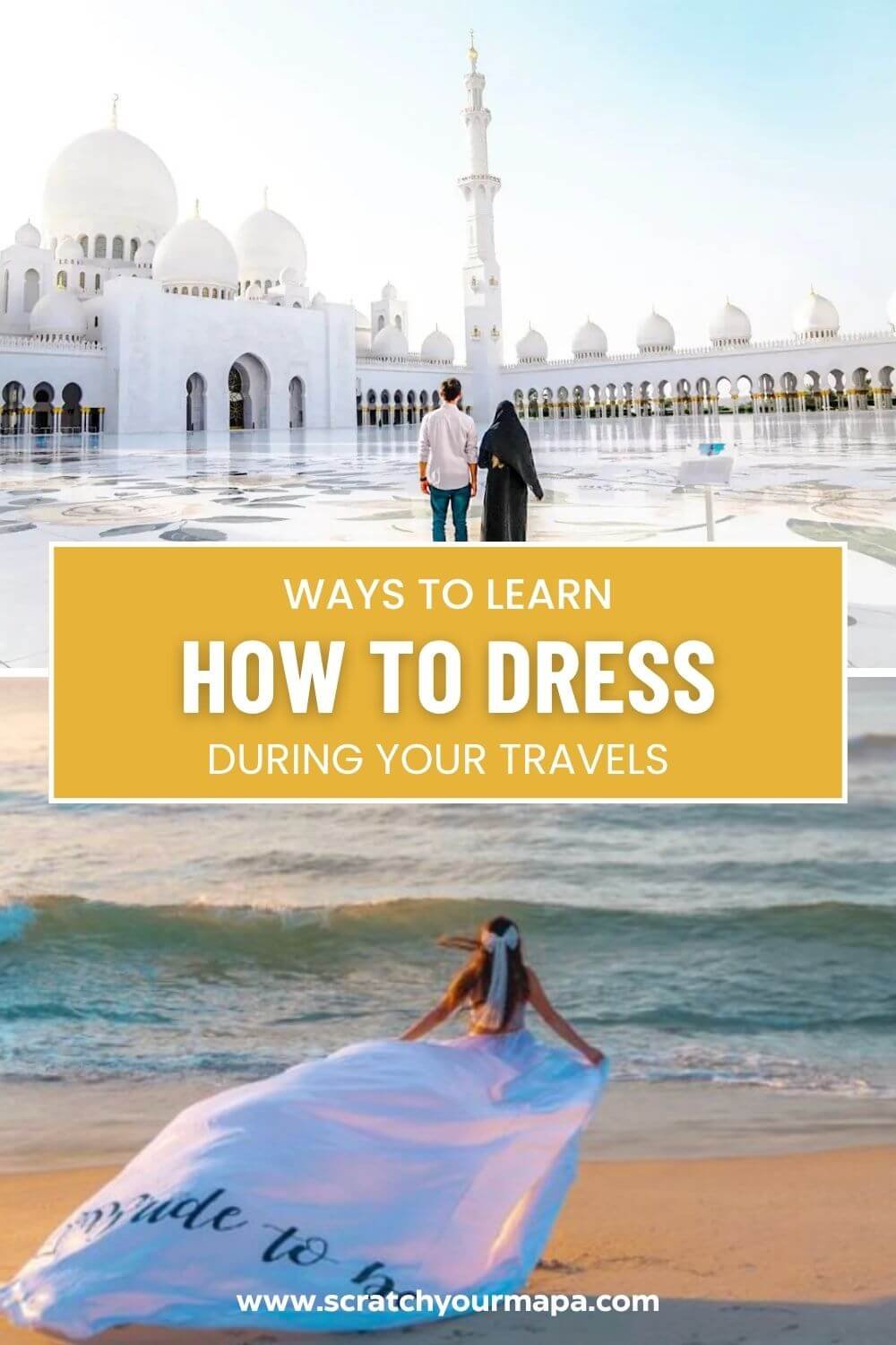 How to dress for your travels pin