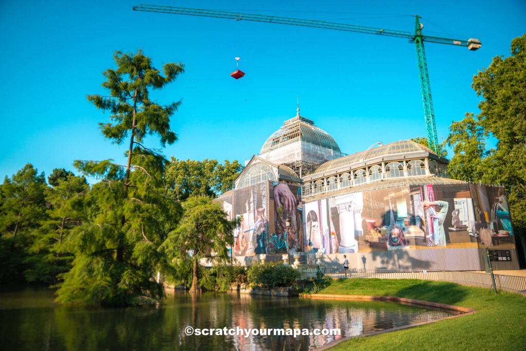 Palacio Cristal in Parque Retiro, Madrid