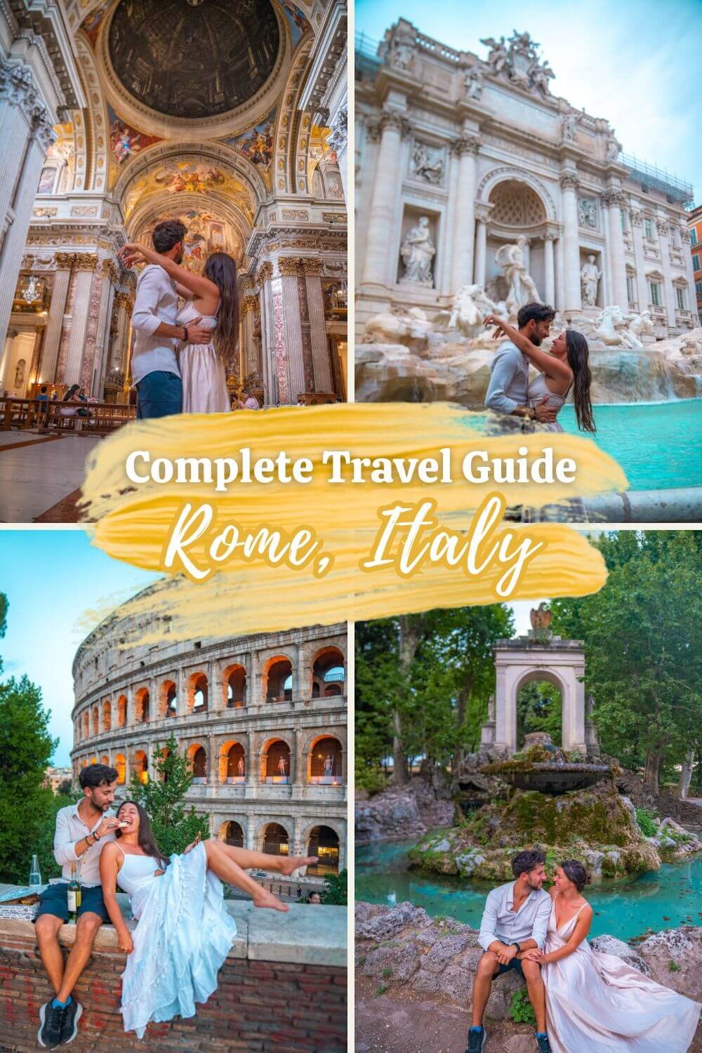Rome travel guide pin