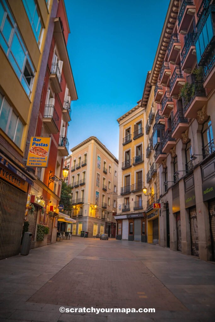 streets in Madrid's city center
