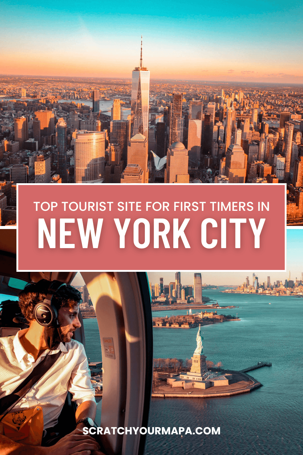 Things to Do in NYC for first time visitors pin
