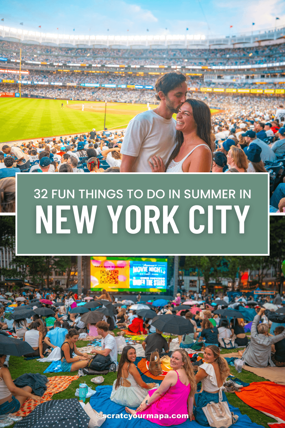 Things to do in summer in NYC pin