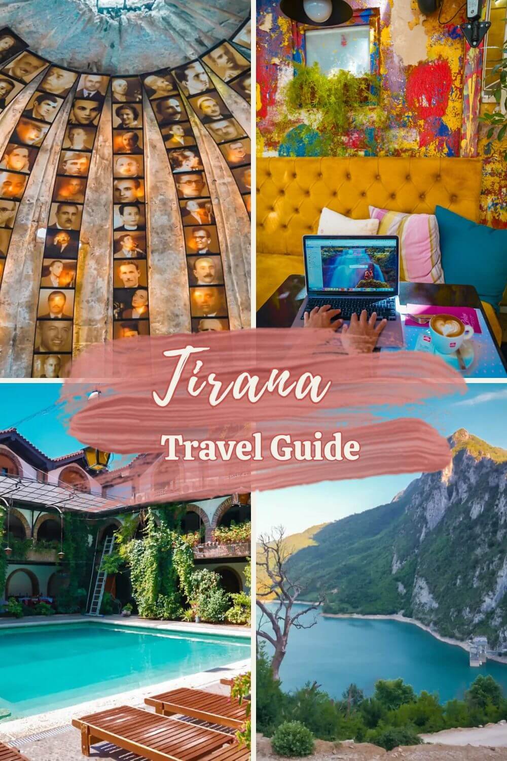 Tirana travel guide pin