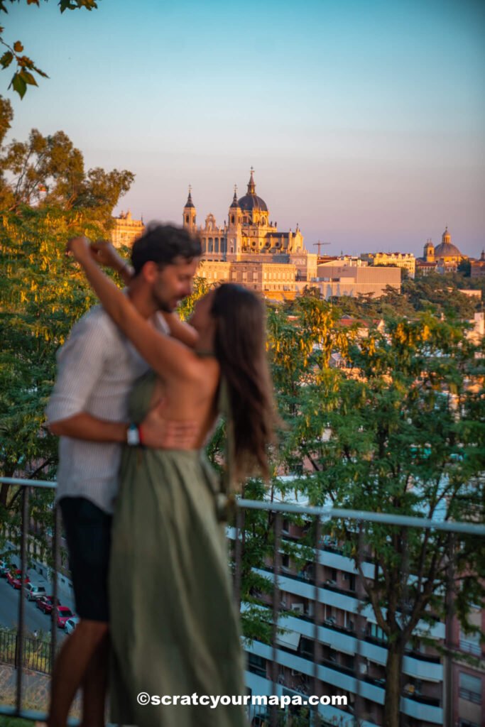 views from Templo de Debos in Madrid