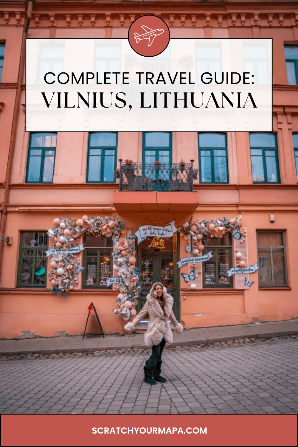 Vilnius travel guide pin