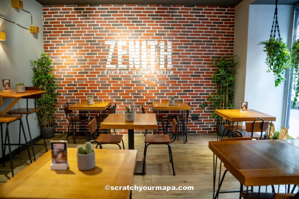 Zenith brunch spot in Madrid