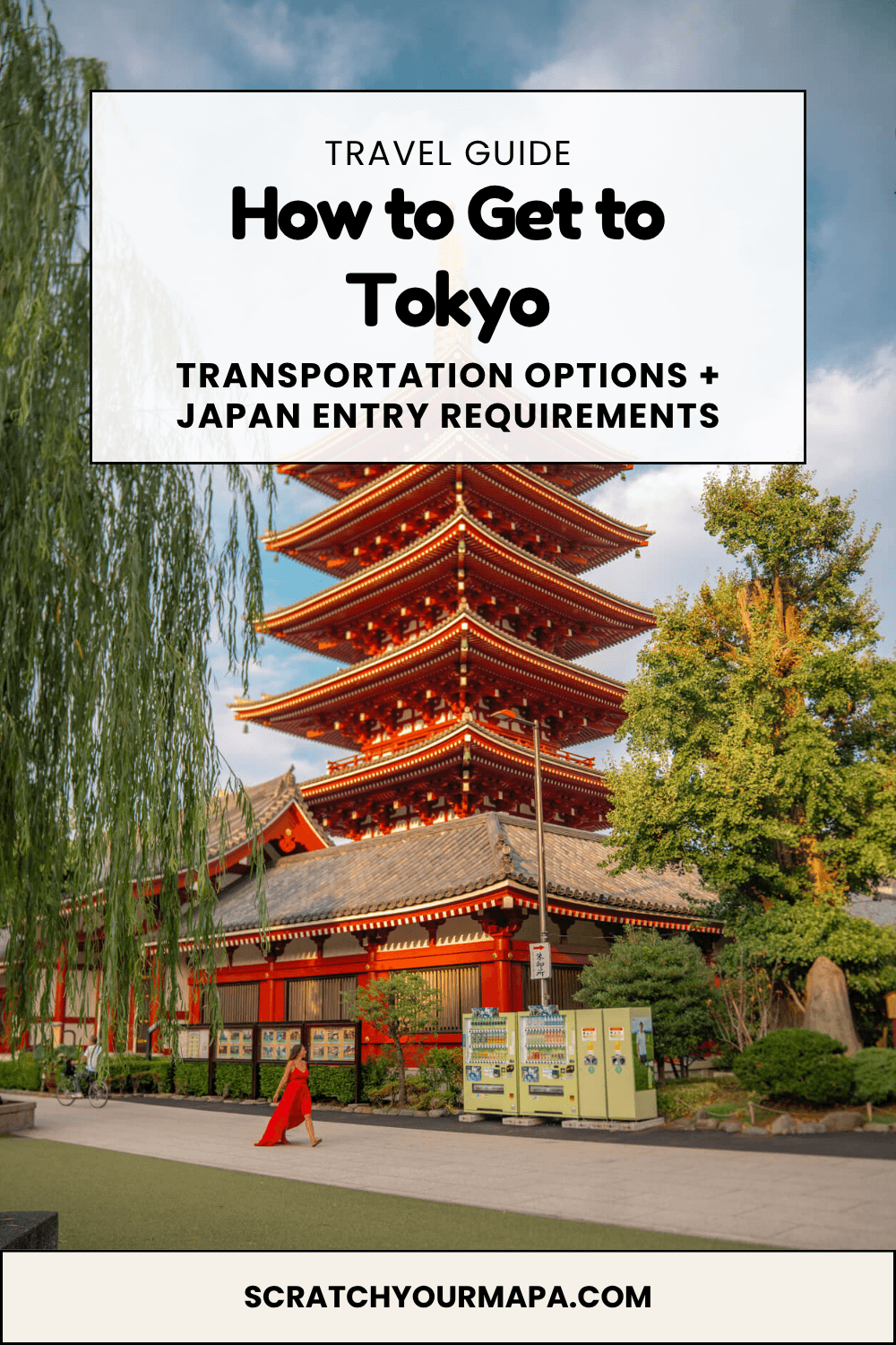Arriving in Tokyo pin