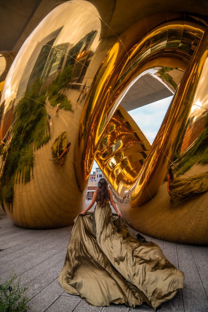 Auruboros art installation on the HIgh Line
