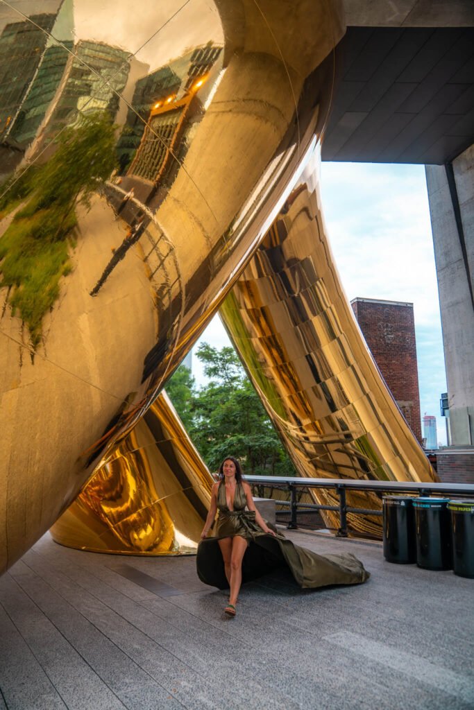 Auruboros art installation on the High Line