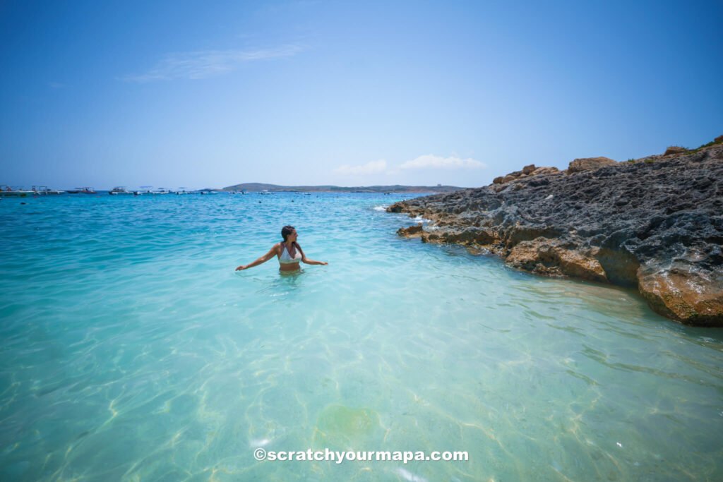 beach in Gozo Malta