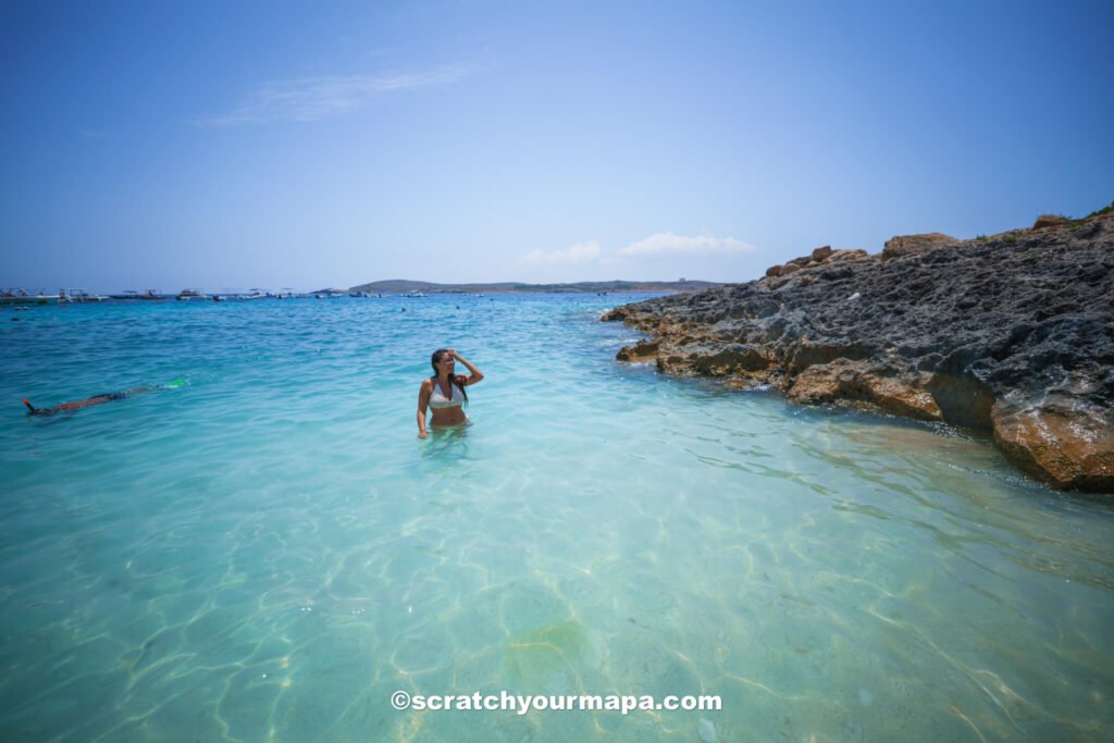 beach in Gozo, Malta