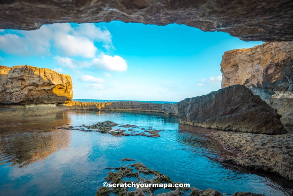 Blue Hola on the island of Gozo
