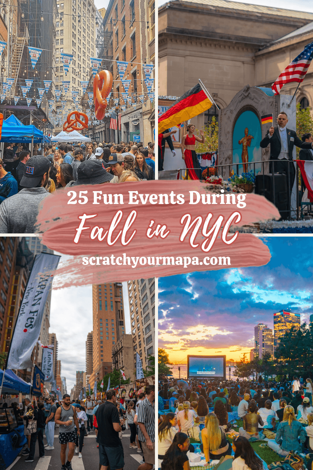 Fall Events in NYC pin