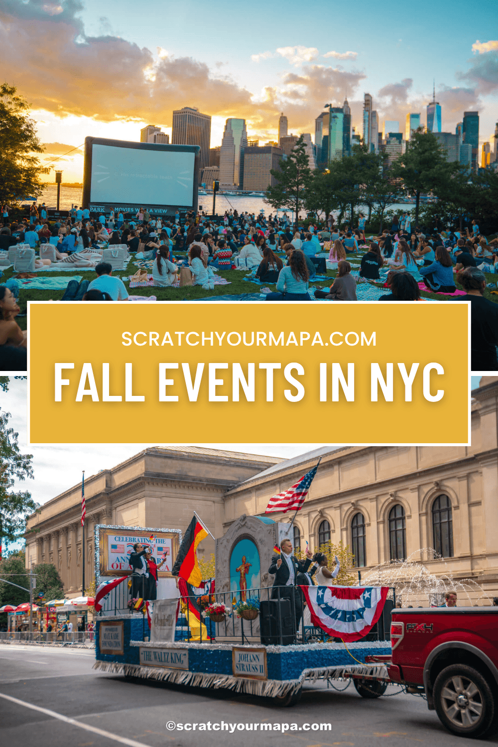 Fall Events in NYC pin