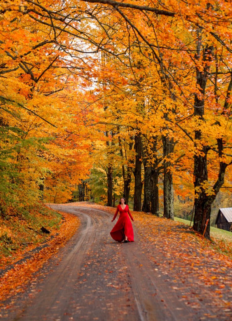 fall foliage in Vermont