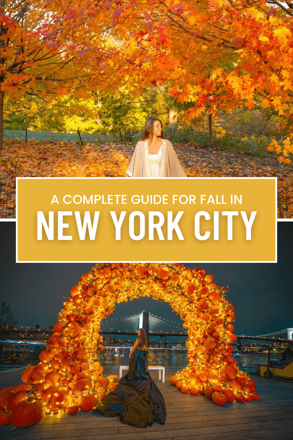 Fall in New York Style Pins