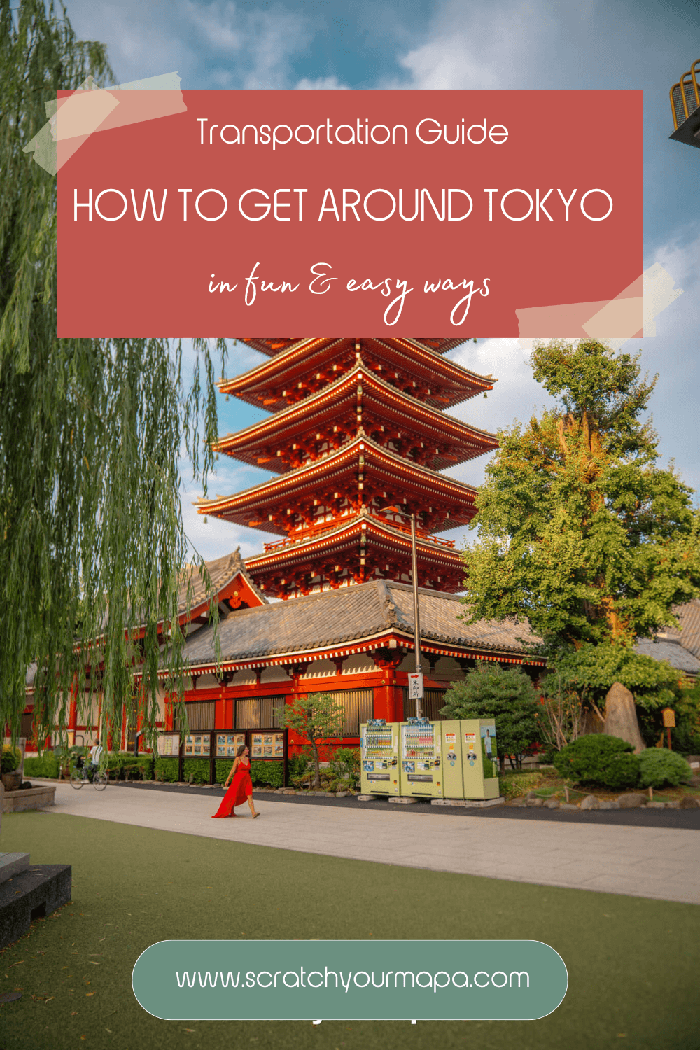 Getting around Tokyo pin