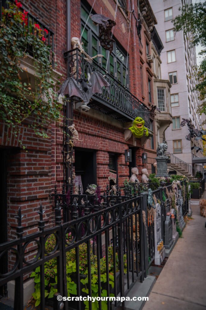 Halloween decorations in New York