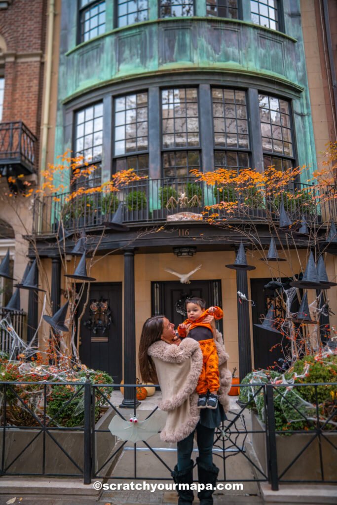 Halloween decorations in NYC