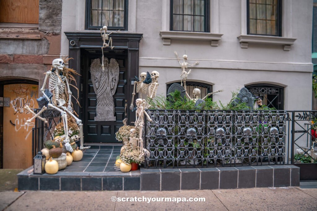 Halloween decorations in New York City