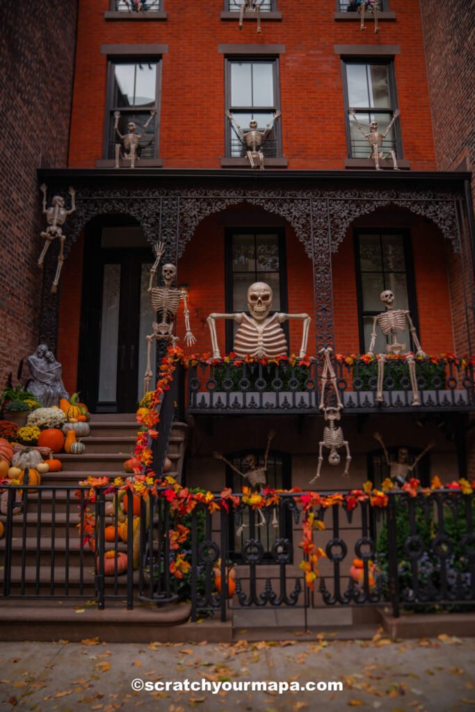 Halloween decorations in New York City