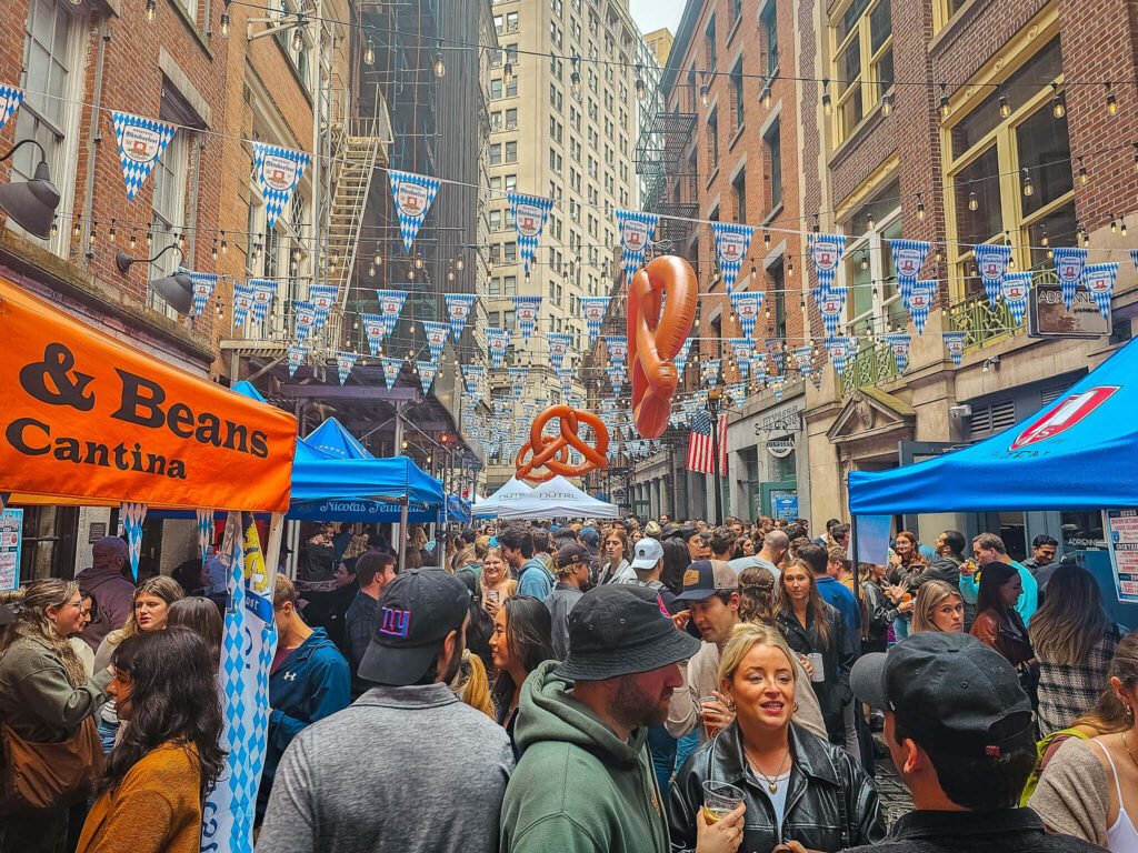 Oktoberfest on Stone Street in NYC