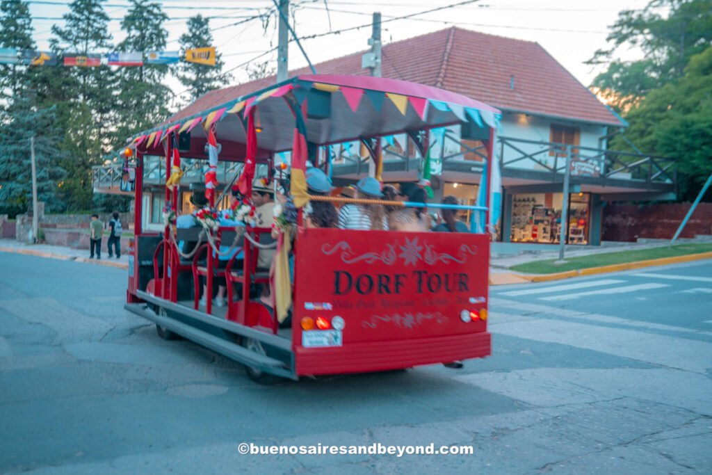 Oktoberfest car in Villa General Belgrano