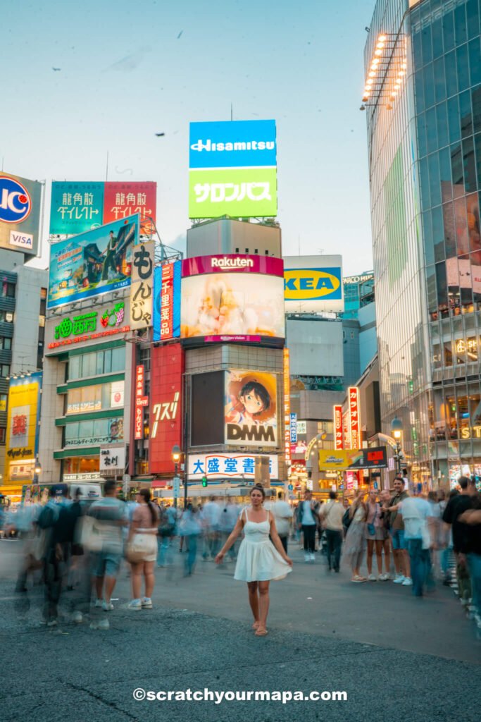 Shibuya crossing in Tokyo