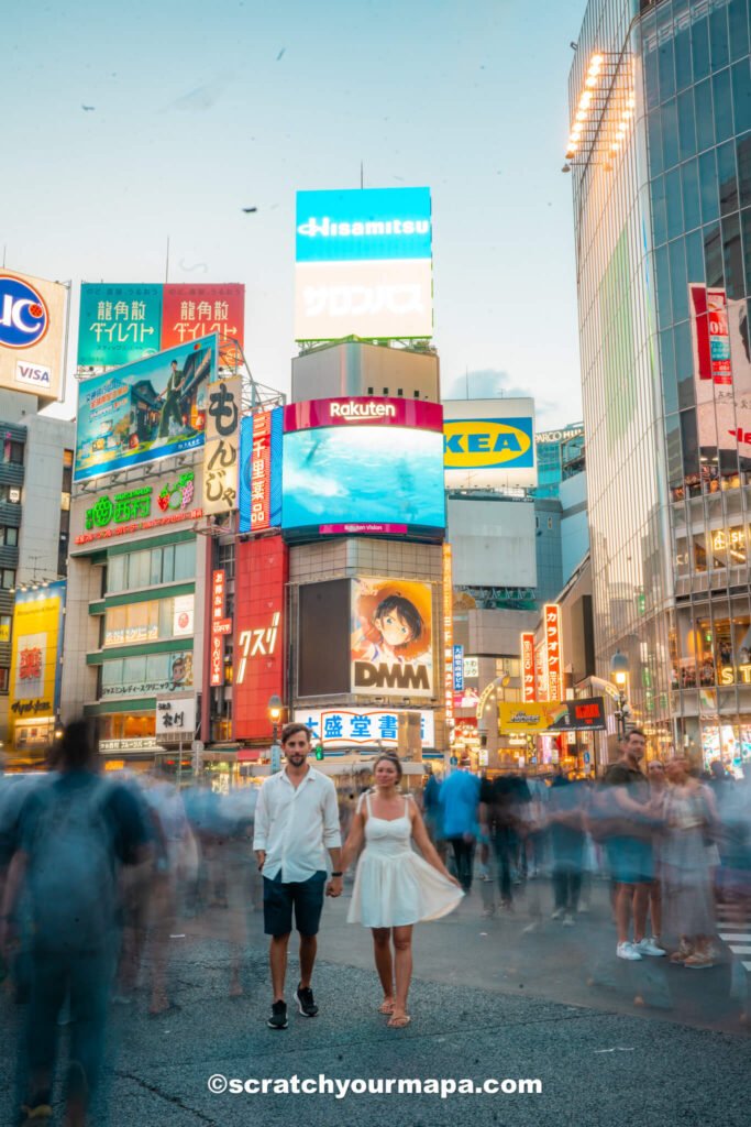 Shbuya crossing in Tokyo