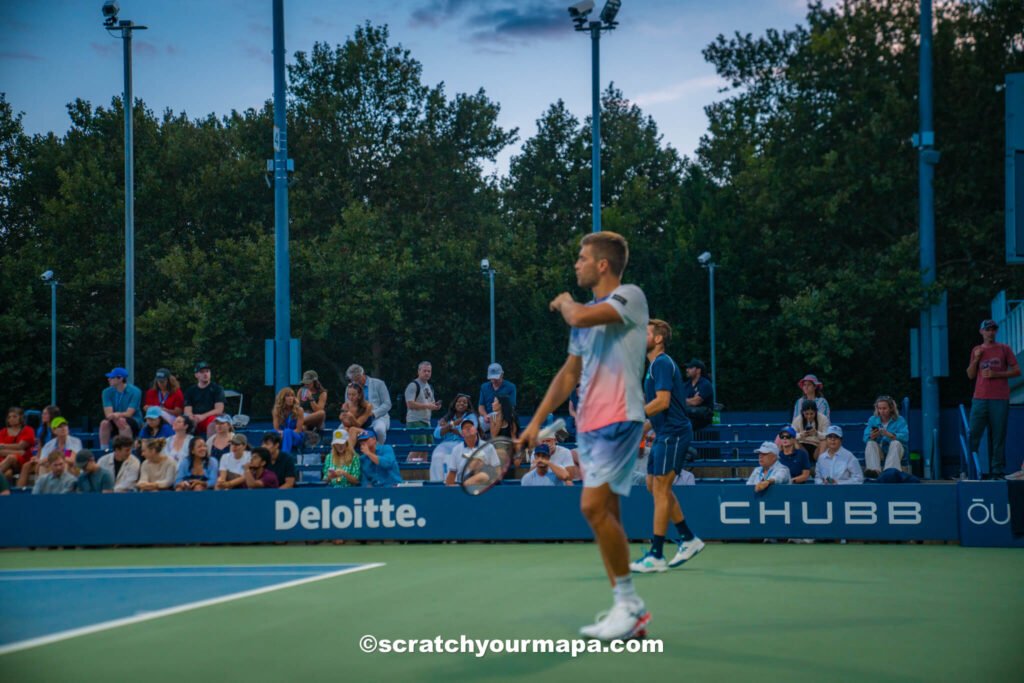 courts at the US Open in New York