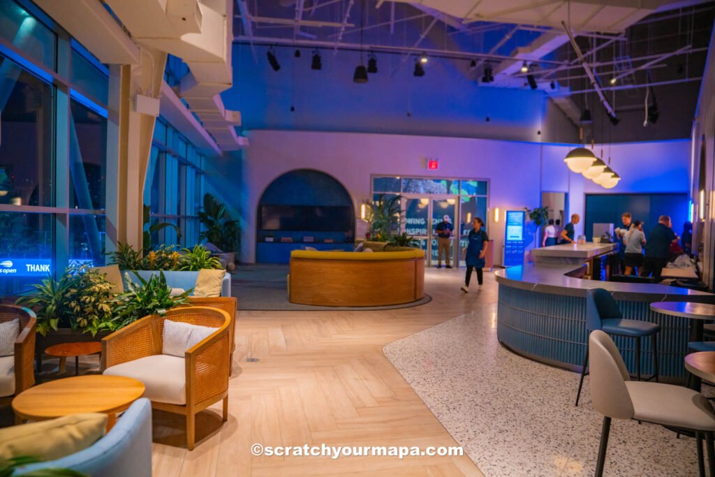 Chase lounge at the US Open in New York