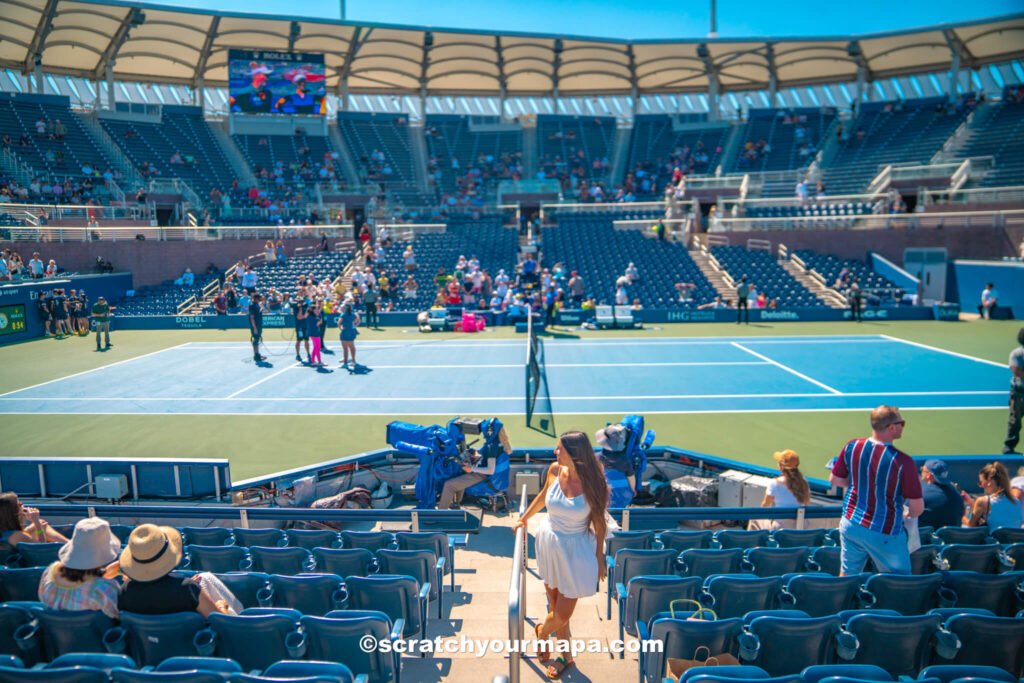Grandstand Stadium at the US Open in New York