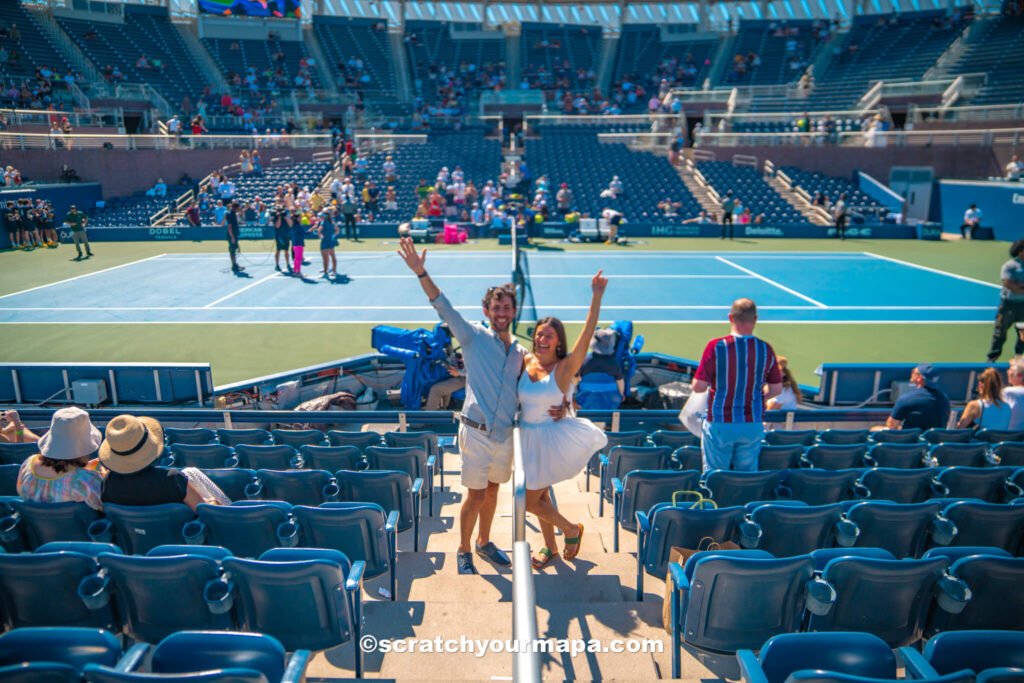 Grand Stand at the US Open in New York