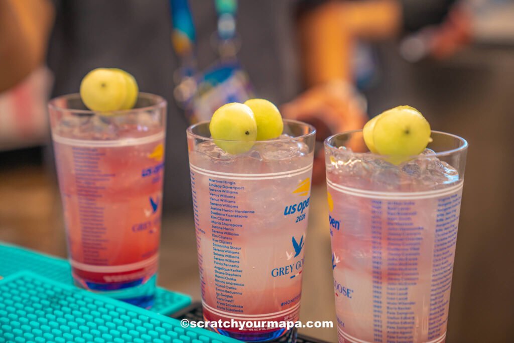 Honey Deuce drink at the US Open in New York