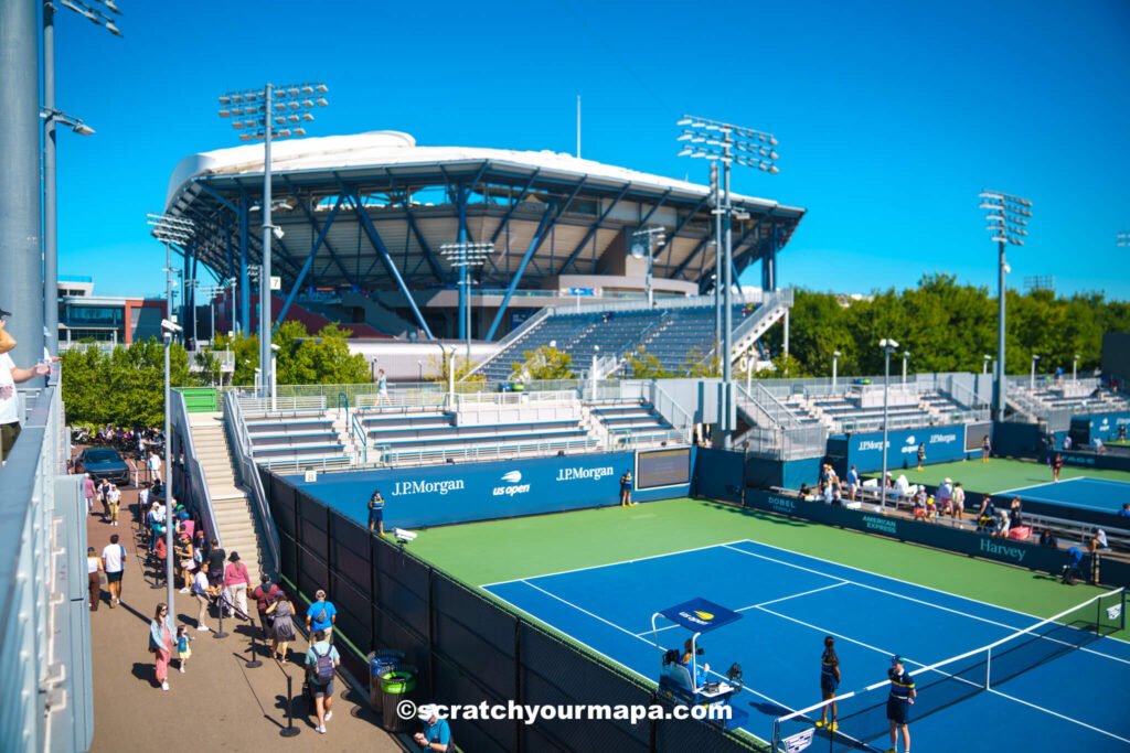 Chase terrace at the US Open in New York