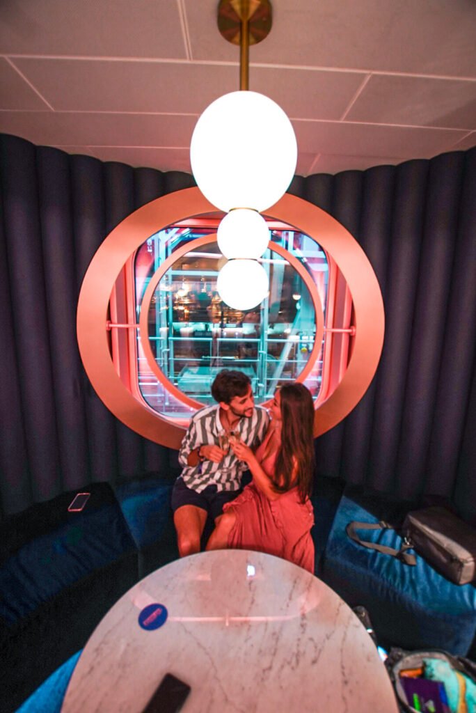champagne lounge Virgin Voyages