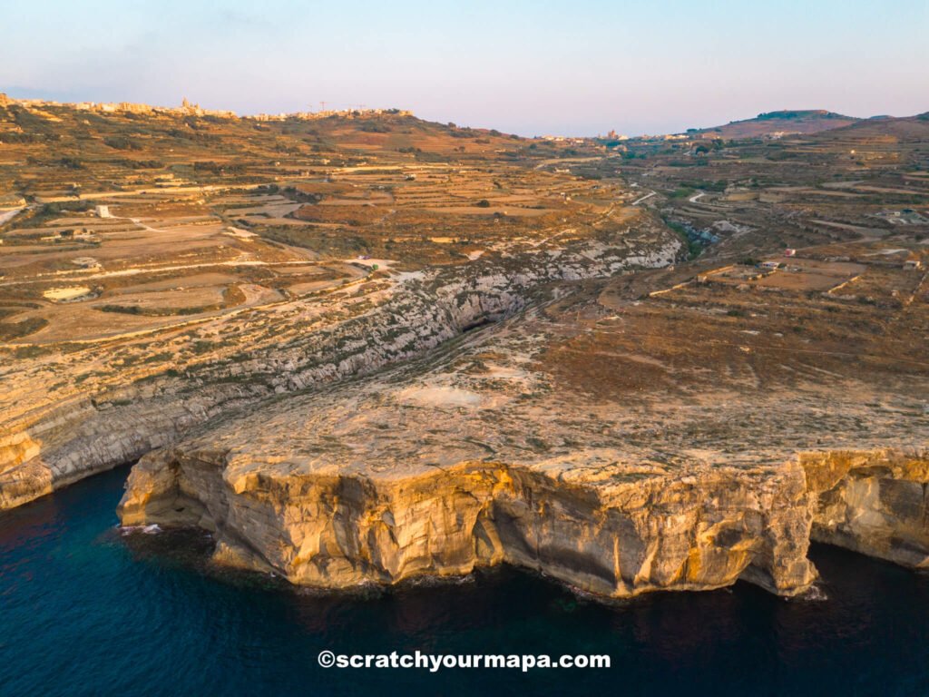 Wied il-Ghasri in Gozo, Malta